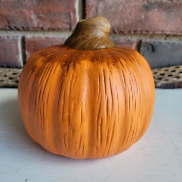 Jack O' Lantern Ceramic Vintage Pumpkin - Picture 2 of 9